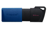 KINGSTON Kingston Technology DataTraveler 64GB USB3.2 Gen 1 Exodia M (Black + Blue) - 2 Pieces