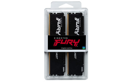 KINGSTON Kingston Technology FURY Beast 32GB 6000MT/s DDR5 CL30 DIMM (Kit of 2) Black EXPO - KF560C30BBEK2-32