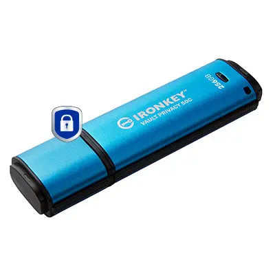 KINGSTON Kingston Technology IronKey 256GB USB-C Vault Privacy 50C AES-256 Encrypted, FIPS 197 - IKVP50C/256GB