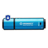 KINGSTON Kingston Technology IronKey 256GB USB-C Vault Privacy 50C AES-256 Encrypted, FIPS 197 - IKVP50C/256GB