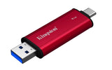 KINGSTON Solid State Drive Kingston Technology 1TB Dual USB-A/C Portable SSD, Up to 1050MB/s USB 3.2 Gen 2 - SPSD/1TB
