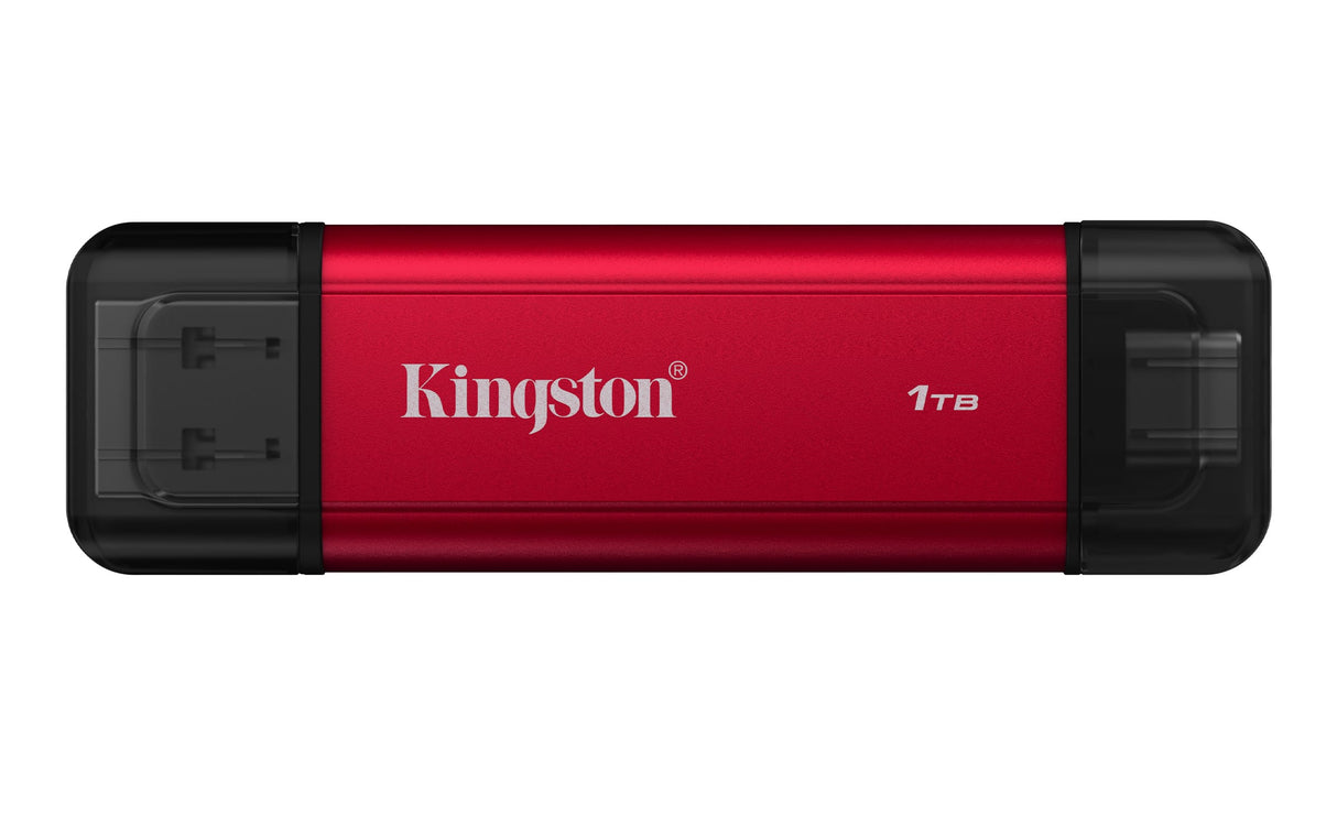 KINGSTON Solid State Drive Kingston Technology 1TB Dual USB-A/C Portable SSD, Up to 1050MB/s USB 3.2 Gen 2 - SPSD/1TB