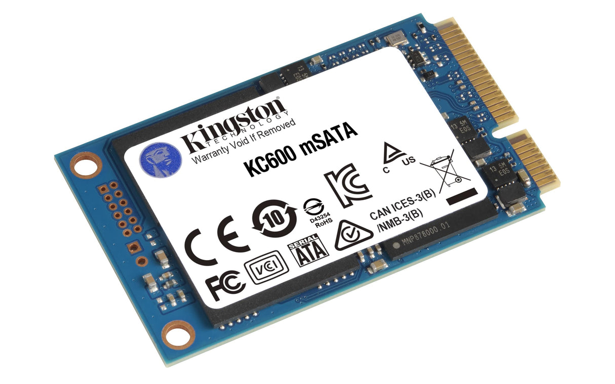 KINGSTON Solid State Drive Kingston Technology 256G SSD KC600 SATA3 mSATA - SKC600MS/256G