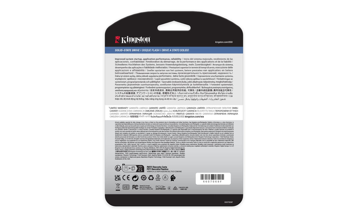 KINGSTON Solid State Drive Kingston Technology 480G DC2000B PCIe 4.0 M.2 2280 Enterprise SSD - SEDC2000BM8/480G