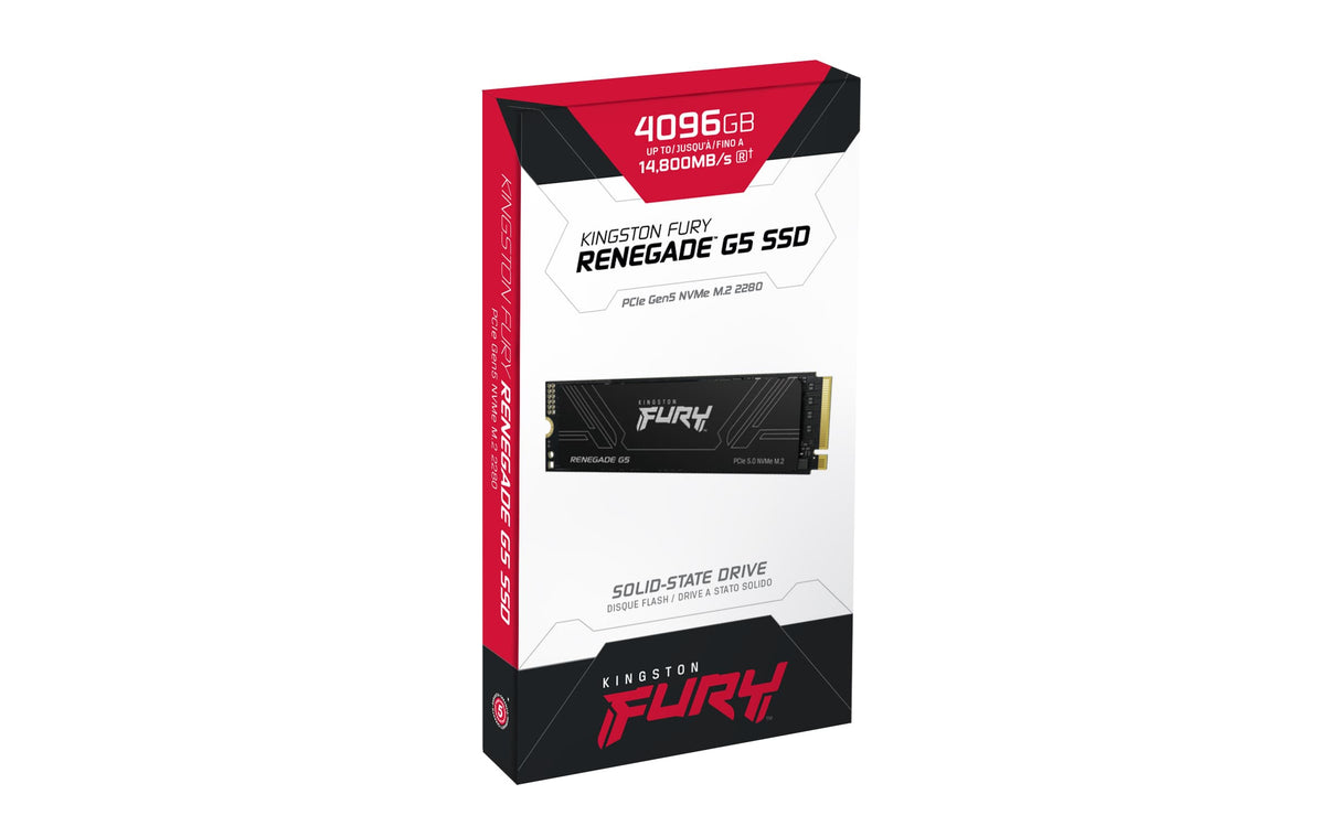 KINGSTON Solid State Drive Kingston Technology 4T FURY RENEGADE G5 M.2 2280 NVMe SSD - SFYR2S/4T0