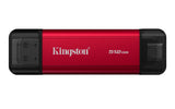 KINGSTON Solid State Drive Kingston Technology 512GB Dual USB-A/C Portable SSD, Up to 1050MB/s USB 3.2 Gen 2 - SPSD/512GB