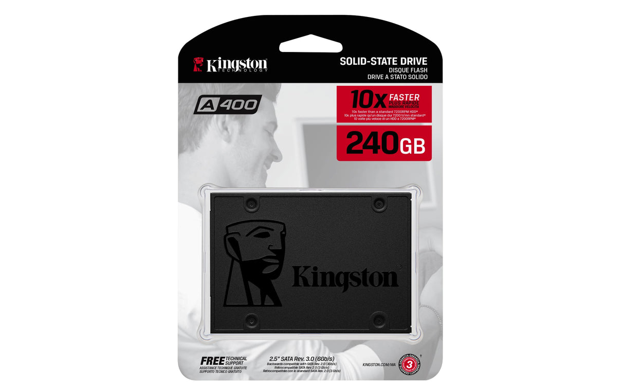 KINGSTON Solid State Drive Kingston Technology A400 240 GB 2.5" Serial ATA III TLC - SA400S37/240G