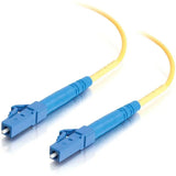 LEGRAND C2G-1m LC-LC 9/125 OS1 Simplex Singlemode PVC Fiber Optic Cable - Yellow - 1m LC-LC 9/125 Simplex Single Mode OS2 Fiber Cable - Yellow - 3ft - 37103