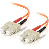 LEGRAND C2G-1m SC-SC 62.5/125 OM1 Duplex Multimode PVC Fiber Optic Cable - Orange - Fiber Optic for Network Device - SC Male - SC Male - 62.5/125 - Duplex Multimode - OM1 - 1m - Orange - 09113
