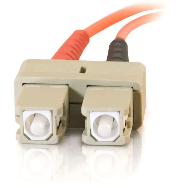 LEGRAND C2G-1m SC-SC 62.5/125 OM1 Duplex Multimode PVC Fiber Optic Cable - Orange - Fiber Optic for Network Device - SC Male - SC Male - 62.5/125 - Duplex Multimode - OM1 - 1m - Orange - 09113