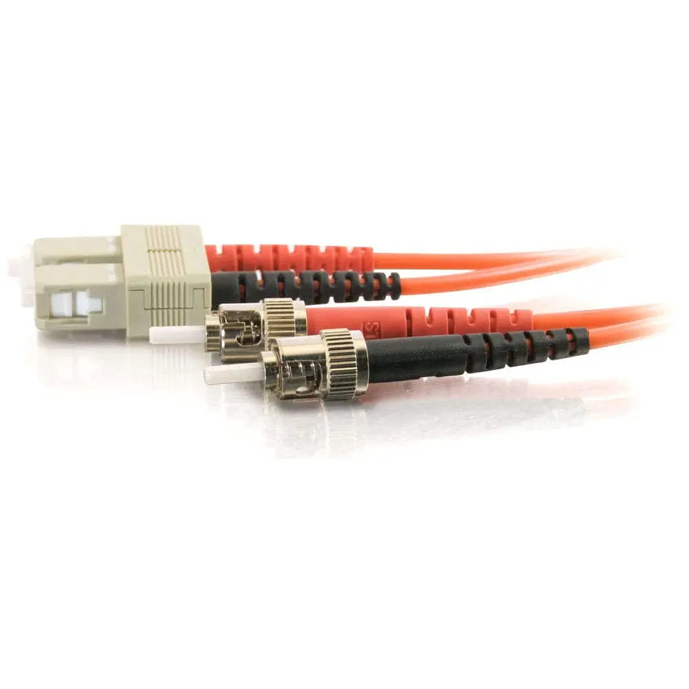 LEGRAND C2G-1m SC-ST 62.5/125 OM1 Duplex Multimode PVC Fiber Optic Cable - Orange - Fiber Optic for Network Device - SC Male - ST Male - 62.5/125 - Duplex Multimode - OM1 - 1m - Orange - 09128