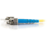 LEGRAND C2G 2m ST-ST 9/125 OS1 Duplex Singlemode PVC Fiber Optic Cable - Yellow - 2m ST-ST 9/125 Duplex Single Mode OS2 Fiber Cable - Yellow - 6ft - 08353