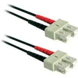 LEGRAND C2G-3m SC-SC 62.5/125 OM1 Duplex Multimode PVC Fiber Optic Cable - Black - Fiber Optic for Network Device - SC Male - SC Male - 62.5/125 - Duplex Multimode - OM1 - 3m - Black - 37191