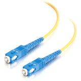 LEGRAND C2G-3m SC-SC 9/125 OS1 Simplex Singlemode PVC Fiber Optic Cable - Yellow - 3m SC-SC 9/125 Simplex Single Mode OS2 Fiber Cable - Yellow - 10ft - 37130