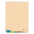LEGRAND LEGRAND 6-Tab Medical Chart Indexes, Bottom Tab, Assorted Medical, Manila, 65/Box - 33157