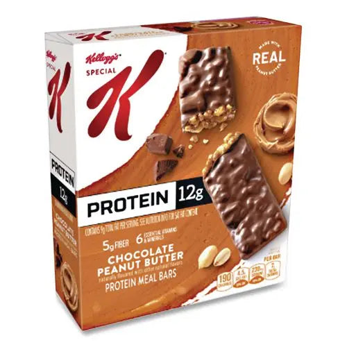 LEGRAND LEGRAND Special K Protein Meal Bar, Chocolate/Peanut Butter, 1.59 oz, 8/Box - 29190