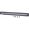 Ortronics TechChoice Patch Panel Kit 24 Port - 24 Port(s) - 1U High - Black - Rack-mountable - SPKSU24 LEGRAND