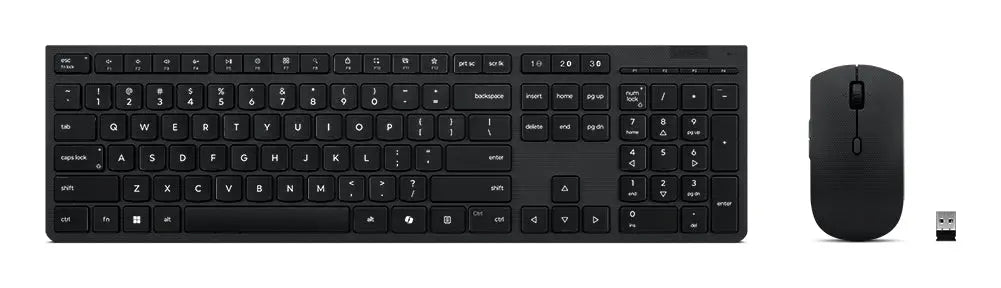 LENOVO Lenovo 4X31R64316 keyboard Mouse included Office RF Wireless + Bluetooth QWERTY US English Grey - 4X31R64316