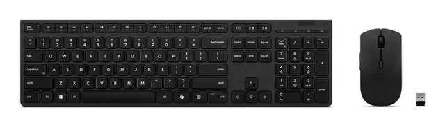 LENOVO Lenovo 4X31R64316 keyboard Mouse included Office RF Wireless + Bluetooth QWERTY US English Grey - 4X31R64316