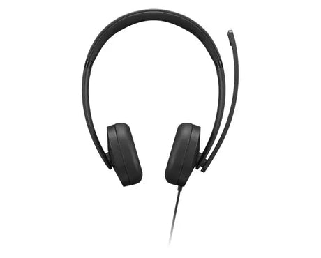 LENOVO Lenovo 4XD1P83425 headphones/headset Wired Head-band Calls/Music USB Type-A Black - 4XD1P83425