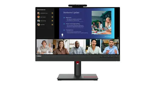 LENOVO Lenovo ThinkVision T24v-30 60.5 cm (23.8") 1920 x 1080 pixels Full HD LED Black - 63D8MAR3US