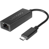 LENOVO Networking and Video Conferencing Lenovo USB-C to Ethernet Adapter - RJ-45/USB Network Cable for Notebook - First End: 1 x RJ-45 Netwo - 4X90S91831