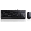 LENOVO Printers/Printer Accessories Lenovo 300 keyboard Mouse included USB QWERTY US English Black - GX30M39606