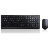 LENOVO Printers/Printer Accessories Lenovo 300 keyboard Mouse included USB QWERTY US English Black - GX30M39606