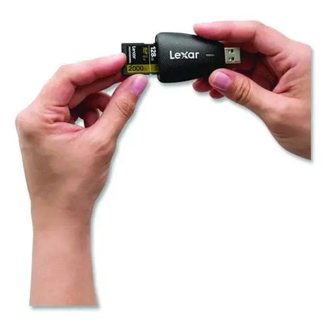 LEXAR LRW450UBNA USB Card Reader, 312 MBps, USB-A - LRW450UBNA