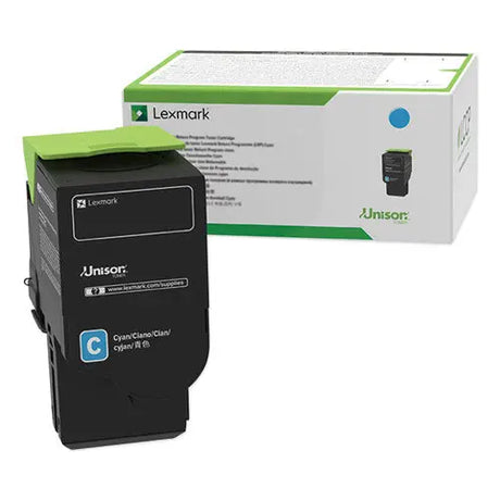 LEXMARK LEXMARK  Extra High-Yield Toner, 5,000 Page-Yield, Cyan - 78C1XCE