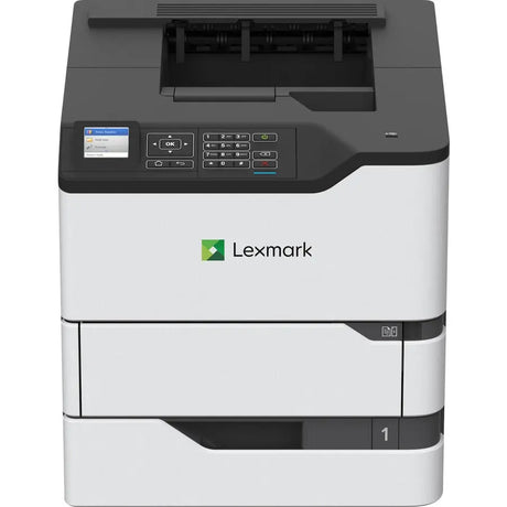 LEXMARK Lexmark MS725dvn Desktop Laser Printer - Monochrome - 55 ppm Mono - 1200 x 1200 dpi Print - Automatic Duplex Print - 650 Sheets Input - Ethernet - 300000 Pages Duty Cycle - 50G0352