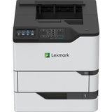 LEXMARK Lexmark MS820e MS822de Desktop Laser Printer - Monochrome - 55 ppm Mono - 1200 x 1200 dpi Print - Automatic Duplex Print - 650 Sheets Input - Ethernet - 250000 Pages Duty Cycle - 50G0110