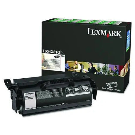 LEXMARK LEXMARK  Return Program Extra High-Yield Toner, 36,000 Page-Yield, Black - T654X31G