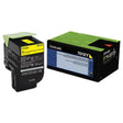 LEXMARK LEXMARK  Return Program Extra High-Yield Toner, 4,000 Page-Yield, Yellow - 70C1XY0