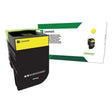 LEXMARK LEXMARK  Return Program High-Yield Toner, 3,000 Page-Yield, Yellow - 80C1HY0