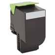 LEXMARK LEXMARK  Return Program Toner, 1,000 Page-Yield, Black - 80C10K0