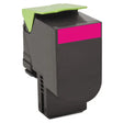 LEXMARK LEXMARK  Return Program Toner, 1,000 Page-Yield, Magenta - 80C10M0