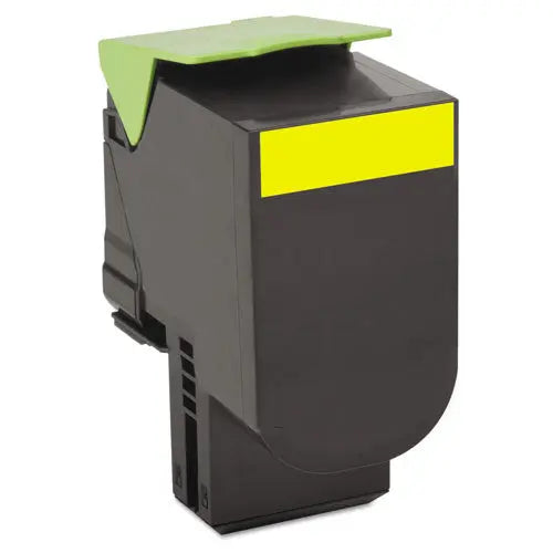 LEXMARK LEXMARK  Return Program Toner, 1,000 Page-Yield, Yellow - 80C10Y0