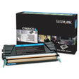 LEXMARK LEXMARK  Return Program Toner, 7,000 Page-Yield, Cyan - C746A1CG