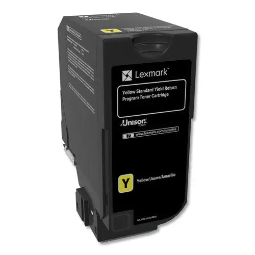 LEXMARK LEXMARK  Return Program Unison Toner, 3,000 Page-Yield, Yellow - 74C10Y0