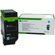 LEXMARK LEXMARK  Toner, 11,700 Page-Yield, Cyan - 75M1XC0