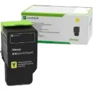 LEXMARK Lexmark Unison Original Toner Cartridge - Yellow - Laser - Standard Yield - 1400 Pages - 78C10YE