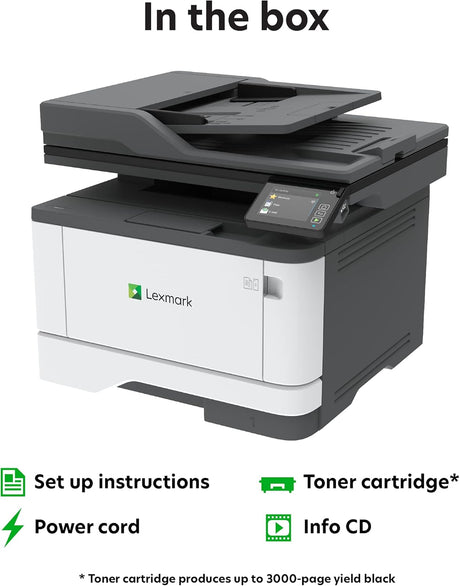 LEXMARK Printers/Laser Printers/Monochrome Multifunction Lexmark MX431adw Multifunction Monochrome Laser Printer 29S0500