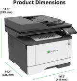 LEXMARK Printers/Laser Printers/Monochrome Multifunction Lexmark MX431adw Multifunction Monochrome Laser Printer 29S0500