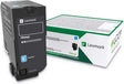 LEXMARK Printers/Printer Accessories Lexmark Original Toner Cartridge - Cyan - Laser - High Yield - 12000 Pages - 1 Each - 74C0HCG
