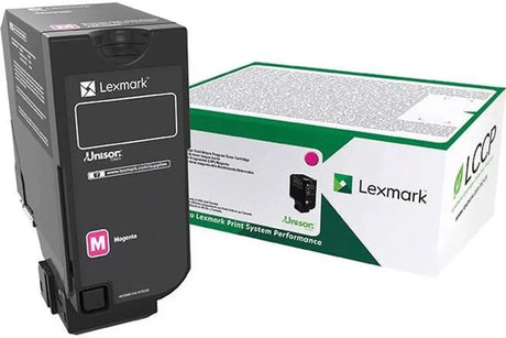 LEXMARK Printers/Printer Accessories Lexmark Original Toner Cartridge - Magenta - Laser - High Yield - 12000 Pages - 1 Each - 74C0HMG
