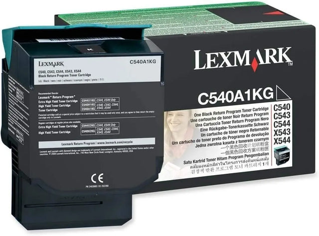LEXMARK Printers/Printer Ink and Toners Lexmark Black Toner Cartridge  Return Program Yield 1,000 Pages - 70C00KG