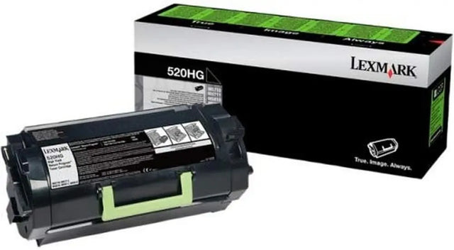 LEXMARK Printers/Printer Ink and Toners Lexmark Black Toner Cartridge Yield 25,000 Pages - 52D0H0G