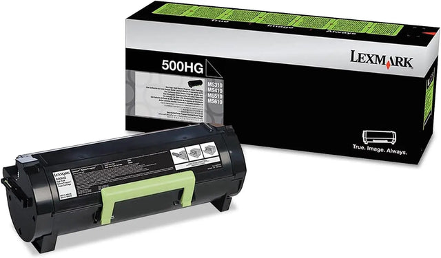 LEXMARK Printers/Printer Ink and Toners Lexmark Black Toner Cartridge Yield 5,000 pages - 50F0H0G