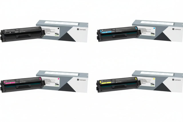 Lexmark C320010, C320020, C320030, C320040 CMYK 4-Color Toner Cartridge Set for C3224, MC3224, BND02219 LEXMARK